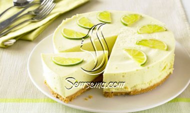 تشيز كيك بالليمون الأخضر