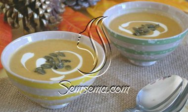 شوربة القرع بالزنجبيل