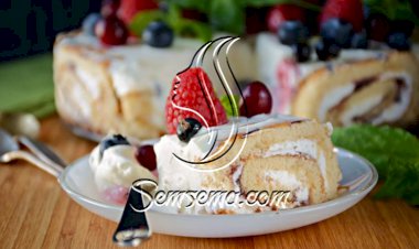 تشيز كيك بالسويسرول ...وصفة مبتكرة وشهية