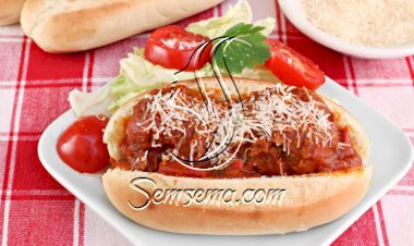 ساندويش كرات اللحم الشهية