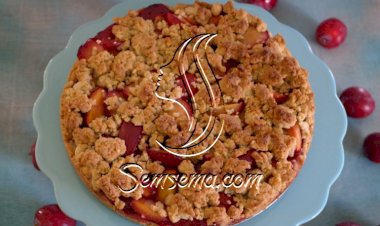 تارت الخوخ اللذيذ والسهل