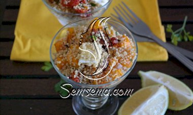 سلطة الكينوا بالقرع العسلي لرجيم مثالي