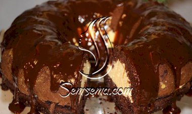 كيك الآيس كريم بالشوكولاتة