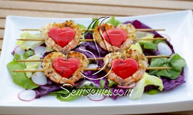 جمبري مشوي بالأعشاب لعشاء يوم الحب