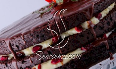كيك الشوكولاتة محشو بالكريمة الغنية
