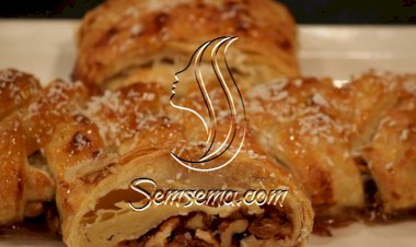 عجينة البف باستيري بالجوز والزبيب الشهية