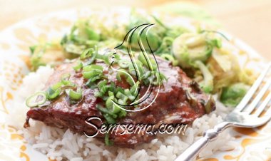 السلمون بالزنجبيل وخل البلسمك لرجيم مثالي