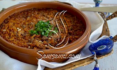 طاجن لسان العصفور