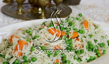 رز البسمتي بالخضر.. سهل وخفيف