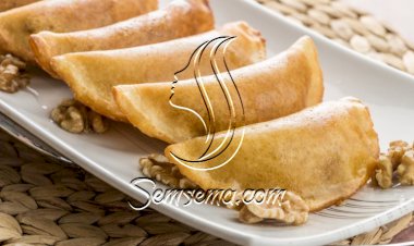 القطايف بالجوز الصحية