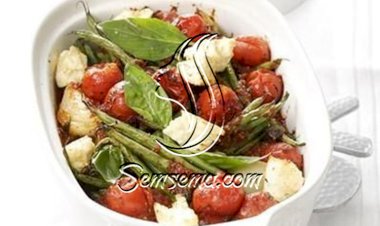 الخضر المشوية مع جبن فيتا