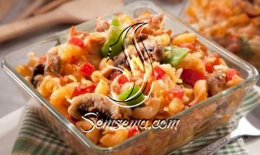 طاجن المكرونة بالدجاج