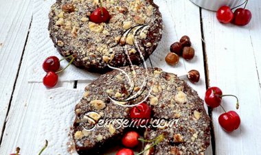 تارت الكيك بالبندق والشوكولاتة اللذيذ