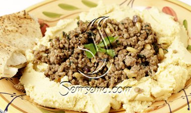 الحمص باللحم المفروم .. لسحور مثالي