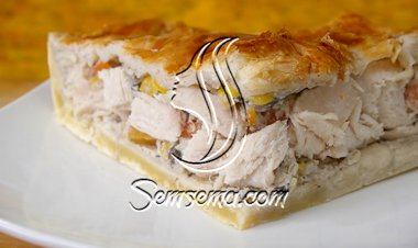 فطيرة دجاج بالفطر .. لوجبة مميزة