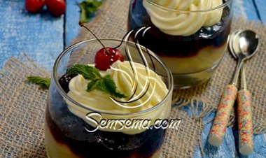 طبقات مهلبية الكمثرى ومهلبية التوت المميزة