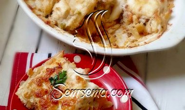 مكرونة بالبشاميل والجبن