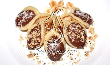 قطايف بالنوتيلا اللذيذة