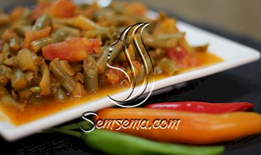 فاصوليا خضراء بالزيت