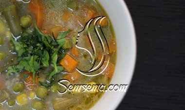 شوربة الخضار بالشوفان بالفيديو
