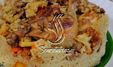 مقلوبة الدجاج والخضراوات.. سهلة ومغذية