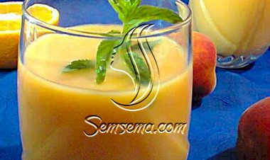 سموثى الخوخ و البرتقال السهل