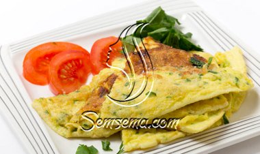 أومليت بالبارميزان والأعشاب في الفرن