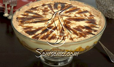 حلا الخوخ بالكراميل على طريقة منال العالم