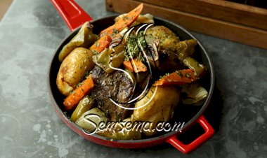 ساق الضأن المشوي مع الخضراوات كليفتيكو.. طبق غني وساحر