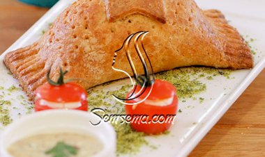 ترين البريوش باللحم