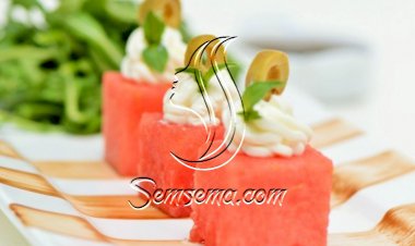 سلطة البطيخ