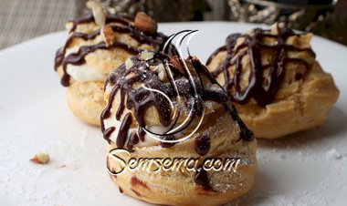 البروفيترول حلو فرنسي اللذيذ