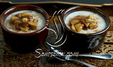 طاجن الرز باللبن مع التفاح وصفة مبتكرة