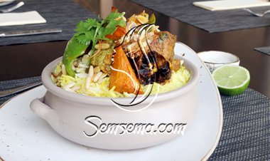 كبسة الدجاج المبتكرة من السعودية