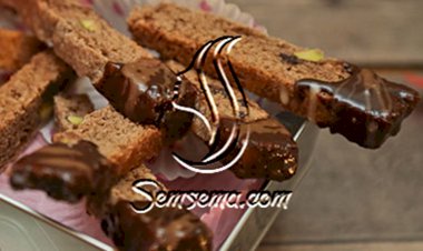 بسكويت الشوكولاتة والفستق ذو المذاق الساحر