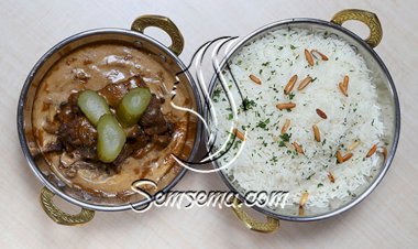 بيف ستروغونوف سريع وشهي