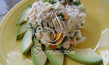 سلطة الكراب والأفوكادو للرجيم