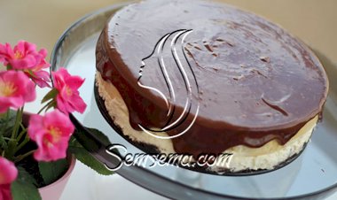 تشيز كيك الكريم كراميل والنوتيلا بالفيديو