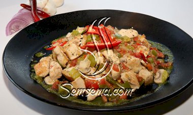 مكعبات الدجاج بالخلطة الايطالية