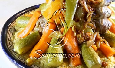 الكسكس المغربي .. الوصفة الأصلية