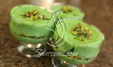 مهلبية الفستق الحلبي