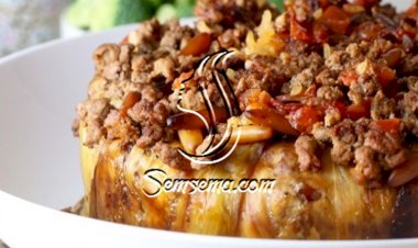 مقلوبة لحمة بالباذنجان