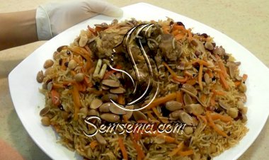 الارز البخاري بالفيديو