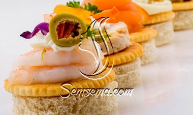 كانابيه بالروبيان .. طبق جانبي للحفلات