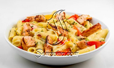 مكرونة بيني بالسلمون