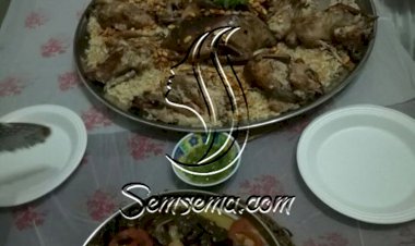 الفتة الفلسطينية بالحمام المحشي بالأرز