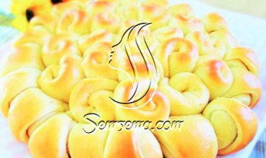 عجينة الزبدة بشكل الورد