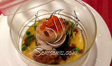 اسكالوب البحر بالصلصة الشهية