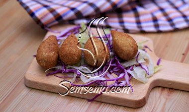 كبة الدجاج بالسبانخ والجبنة بالفيديو