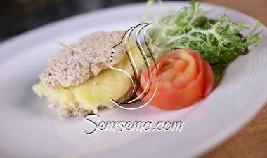 ساندويش البطاطس المهروسة بالفيديو